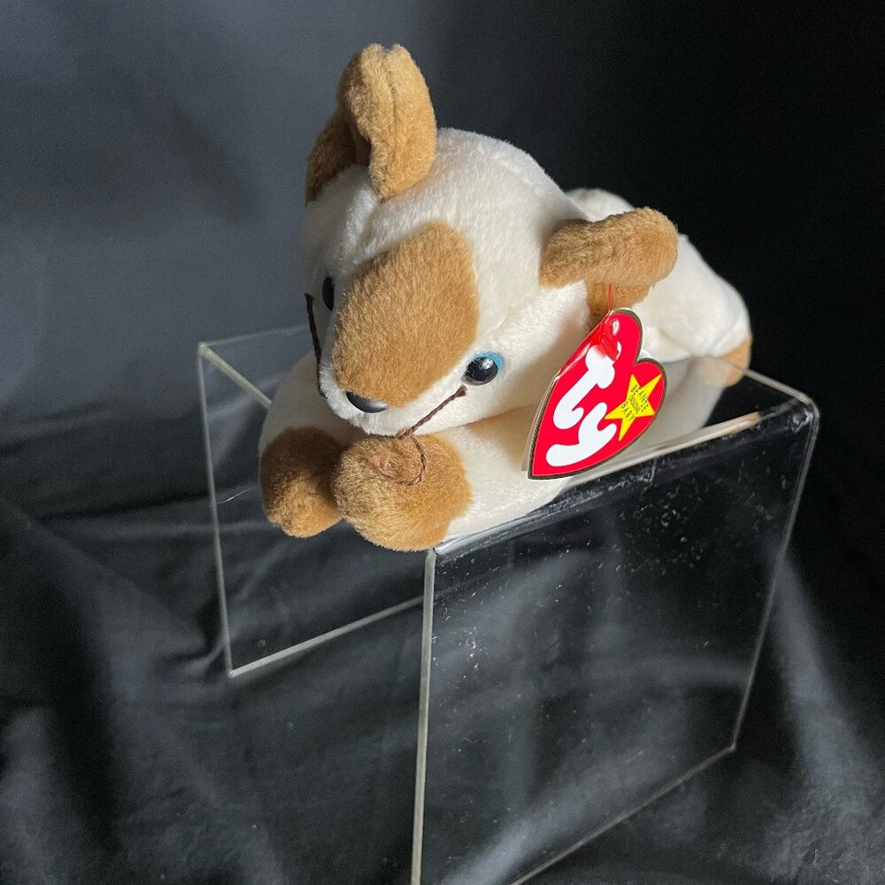RARE TY ORIGINAL BEANIE BABY SNIP THE SIAMESE CAT 1996 RETIRED W/ORIGINAL TAG
